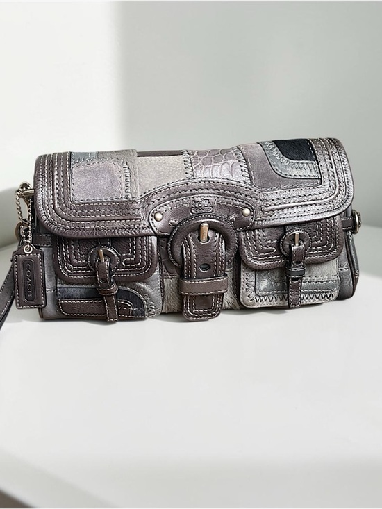 Coach Handbags - Coach Legacy Limited Edition Garcia Pieced Leather XL Clutch